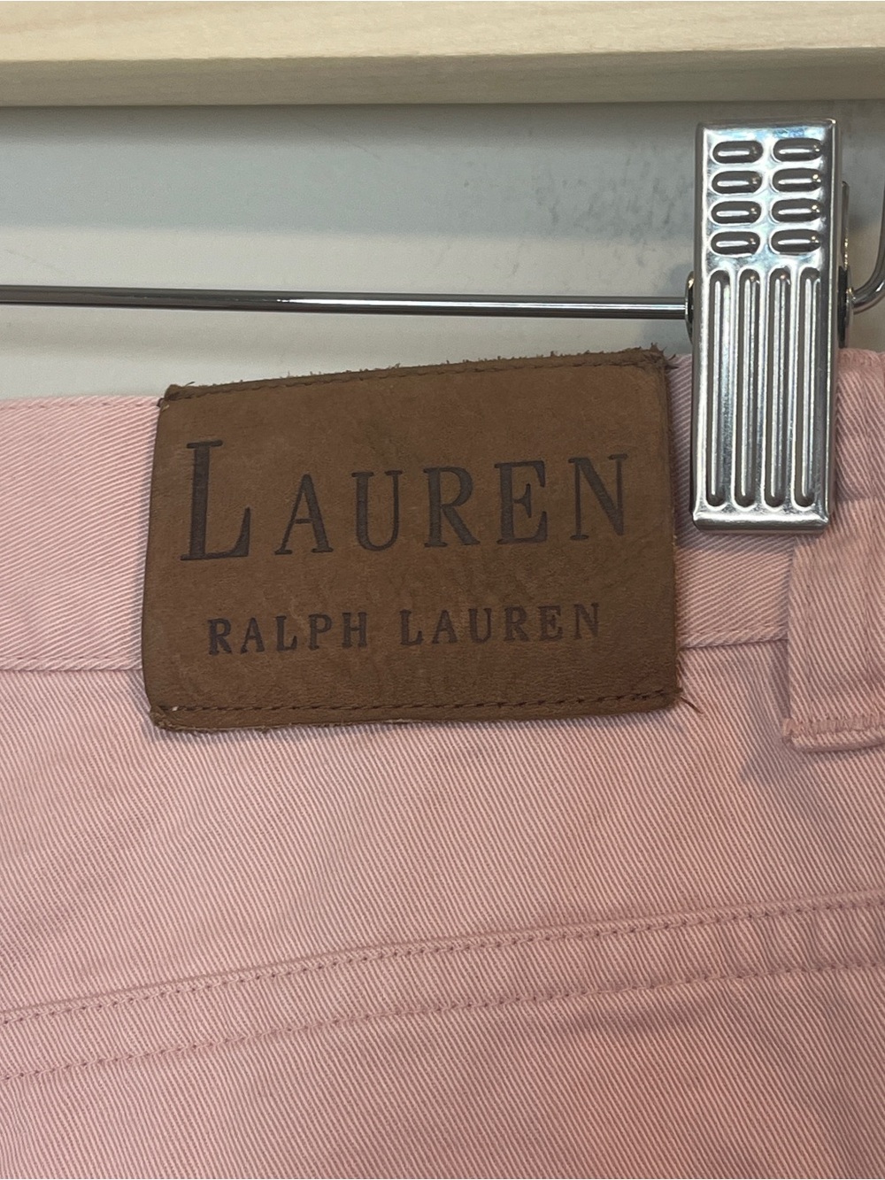 Lauren Ralph Lauren Pastel Pink Cropped Pants - Picture 6 of 8